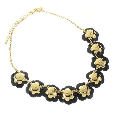 ケイトスペード ネックレス kate spade WBRUE279 276 アクセサリー ロージーポージー ROSY POSIES NECKLACE レディース NEUTRAL MULTI(ニュートラル マルチ) ブラック 黒/ホワイト 白/ゴールド 金 薔薇 ローズ ビジュー キュート フェミニン【 ケートスペード 送料無