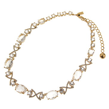 ケイトスペード ネックレス kate spade WBRUE386 921 アクセサリー クリスタルカスケード CRYSTAL CASCADE NECKLACE レディース CLEAR(クリア)/GOLD クリア ゴールド 金 クリスタルカラー 上品 エレガント【 ケートスペード 送料無料】