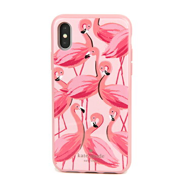 【10%OFF楽天スーパーSALE対象☆】ケイトスペード iPhone X スマートフォンケース kate spade 8ARU2631 673 ブランド小物 アイフォンケース IPHONE CASES PAINTED FLAMINGOS レディース PINK MULTI ピンクマルチ クリスマス フラミンゴ アイフォンX スマホケース アイフォー