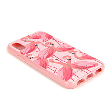 【10%OFF楽天スーパーSALE対象☆】ケイトスペード iPhone X スマートフォンケース kate spade 8ARU2631 673 ブランド小物 アイフォンケース IPHONE CASES PAINTED FLAMINGOS レディース PINK MULTI ピンクマルチ クリスマス フラミンゴ アイフォンX スマホケース アイフォー