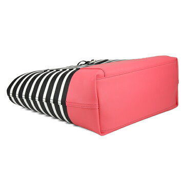 【GW限定☆MAX5000円OFFクーポン〜5/7(月)12:00】ケイトスペード トートバッグ kate spade PXRU8313 272 バッグ ハイド レーン ディップ HYDE LANE DIPPED RILEY ライリー レディース PEACH SHERBET(ピーチシャーベット) ピンク/ブラック/オフホワイト ストライプ A4収納可