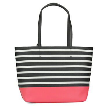 【GW限定☆MAX5000円OFFクーポン〜5/7(月)12:00】ケイトスペード トートバッグ kate spade PXRU8314 272 バッグ ハイド レーン ディップ HYDE LANE DIPPED SMALL RILEY スモール ライリー レディース PEACH SHERBET(ピーチシャーベット) ピンク/ブラック/オフホワイト スト