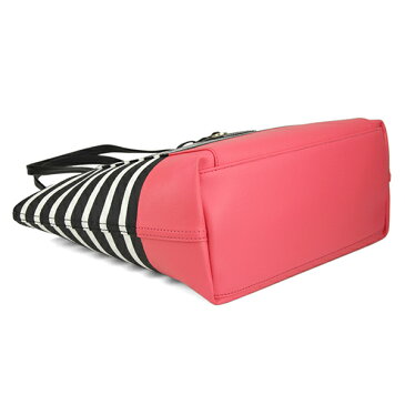 【GW限定☆MAX5000円OFFクーポン〜5/7(月)12:00】ケイトスペード トートバッグ kate spade PXRU8314 272 バッグ ハイド レーン ディップ HYDE LANE DIPPED SMALL RILEY スモール ライリー レディース PEACH SHERBET(ピーチシャーベット) ピンク/ブラック/オフホワイト スト