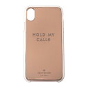 【最大3000円OFFクーポン★5/17(月)14:00まで】ケイトスペード iPhone XR スマートフォンケース kate spade 8ARU6007 717 ブランド小物 アイフォンケース IPHONE CASES SOCIAL BUTTERFLY レディース ROSE GOLD ピンク系【 送料無料】