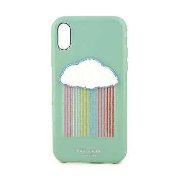 【最大3000円OFFクーポン配布中★6/16(火)14：00まで】ケイトスペード iPhoneXR スマートフォンケース kate spade 8ARU6284 974 ブランド小物 アイフォンケース IPHONE CASES RAINBOW CLOUD PATCH レディース MULTI(マルチ) マルチ/ライトブルー 水色【 送料無料】