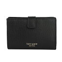 【P10倍4/25限定さらに最大5000円クーポン対象】ケイトスペード 2つ折り財布 kate spade シルビア PWRU7230 001 レディース ブラック 黒