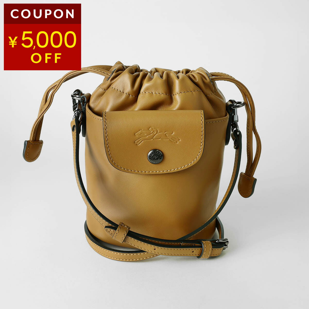 ロンシャン ショルダーバッグ LONGCHAMP ル プリアージュ エクストラ XS バケットバッグ 10317 987 004 レディース ブラウン 茶【5,000円OFF★決算クーポン】