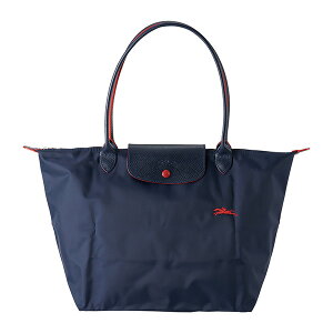 【最大3000円OFFクーポン★9/3(金)14：00まで】ロンシャン トートバッグ LONGCHAMP 1899 619 556 バッグ ル・プリアージュ クラブ LE PLIAGE CLUB TOTE BAG L レディース NAVY ネイビー/レッド【 送料無料】