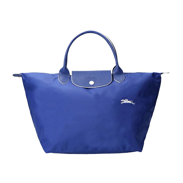 ロンシャン ハンドバッグ Longchamp 1623 619 P24 バッグ ル プリアージュ クラブ Le Pliage Club Top Handle M レディース Cobalt コバルト ブルー 青 ホワイト 白 送料無料 即日発送 Aliscoaching Com