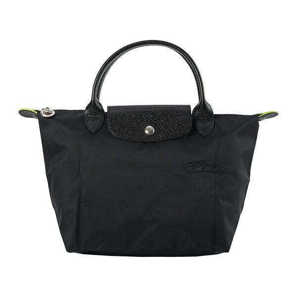 【期間限定8/10～16まで！ポイント5倍★最大5000円OFFクーポン併用可】ロンシャン ハンドバッグ LONGCHAMP ル・プリアージュ グリーン TOP HANDLE Sサイズ 1621 919 001 レディース ブラック 黒のサムネイル