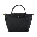 ロンシャン バッグ（レディース） ロンシャン ハンドバッグ LONGCHAMP ル プリアージュ グリーン TOP HANDLE Sサイズ 1621 919 001 レディース ブラック 黒