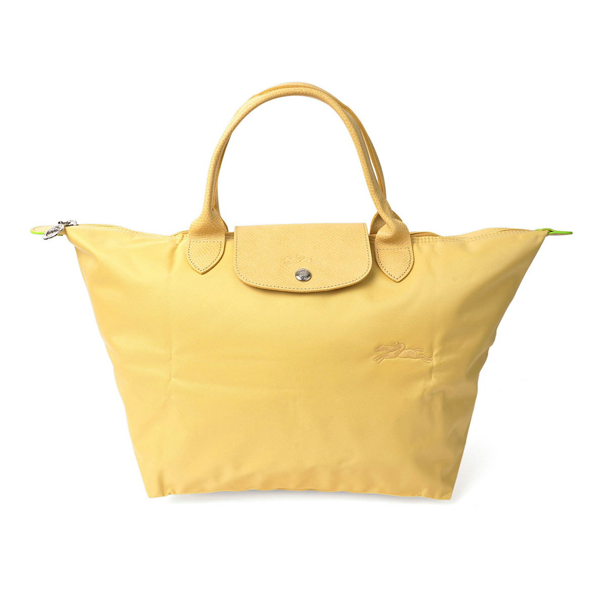 ロンシャン バッグ（レディース） 【最大5,000円OFFクーポン対象】ロンシャン ハンドバッグ LONGCHAMP ル プリアージュ グリーン トップハンドルバッグ Mサイズ 1623 919 A81 レディース ライトイエロー 黄色