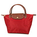 【最大2000円OFFクーポン配布中★11/11(月)14：00まで】ロンシャン ハンドバッグ LONGCHAMP 1621 089 545 バッグ ル・プリアージュ LE PLIAGE TOP-HANDLE S レディース ROUGE レッド 赤【 送料無料】