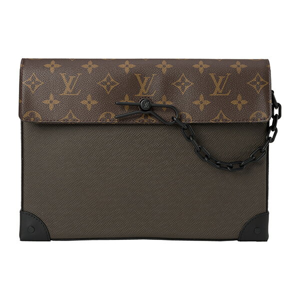 ルイヴィトン クラッチ・セカンドバッグ Louis Vuitton タイガ ポシェット・スティーマー M30583 メンズ カーキのサムネイル