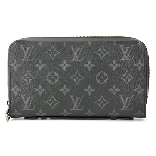 ルイヴィトン 長財布(ラウンドファスナー) Louis Vuitton モノグラム エクリプス ジッピーXL M61698 メンズ グレー