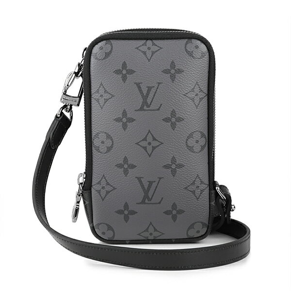 ルイヴィトン ポーチ Louis Vuitton モノグラム・エクリプス ダブル・フォン ポーチ M69534 ユニセックス グレーのサムネイル