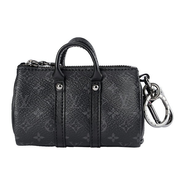 ルイヴィトン キーホルダー Louis Vuitton モノグラム・エクリプス ポルト クレ・ミニ キーポル MP2712 ユニセックス グレー ブラックのサムネイル