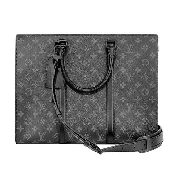ルイヴィトン ブリーフケース Louis Vuitton モノグラム エクリプス サックプラ・ホリゾンタル ジップ M45265 メンズ グレー ブラックのサムネイル