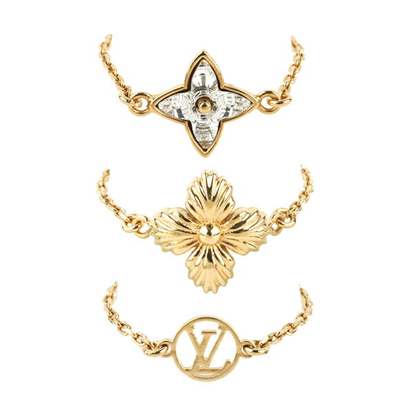 【1万円以上で1000円OFFクーポン★最大5000円8/28まで】ルイヴィトン リング Louis Vuitton ブルーミング ストラス M68378 レディース ゴールド 金のサムネイル