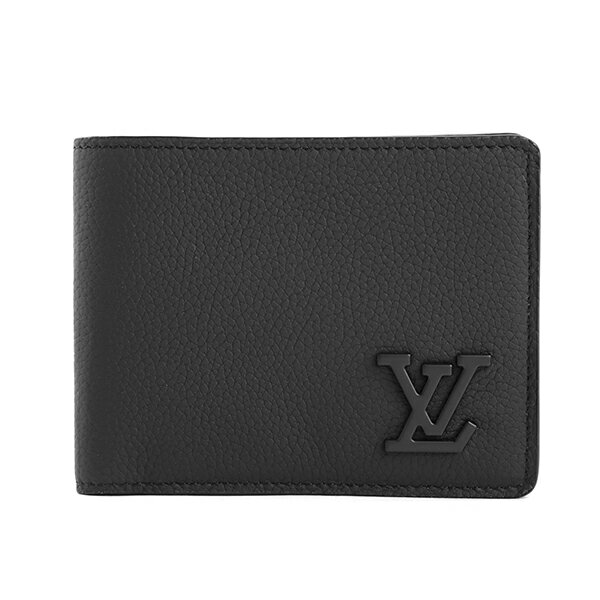 ルイヴィトン 2つ折り財布 Louis Vuitton アエログラム ポルトフォイユ・ミュルティプル M69829 メンズ ブラック 黒のサムネイル