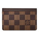 【GWスペシャル★最大10,000円OFFクーポンあり】ルイヴィトン カードケース Louis Vuitton ダミエ ポルト カルト・サーンプル N61722 ユニセックス ブラウン 茶