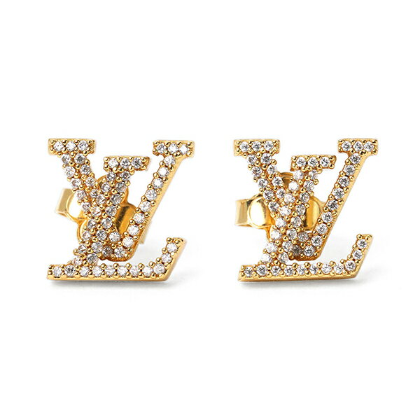 【クーポンで最大10,000円OFF】ルイヴィトン ピアス Louis Vuitton モノグラム ブックル ドレイユ・LV アイコニック ストラス M00609 レディース ゴールド 金のサムネイル