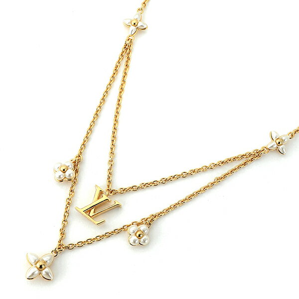 ルイヴィトン ネックレス（レディース） 【最大5000円OFFクーポン対象】ルイヴィトン ネックレス Louis Vuitton LV フローラグラム NECKLACE M00981 レディース ゴールド 金