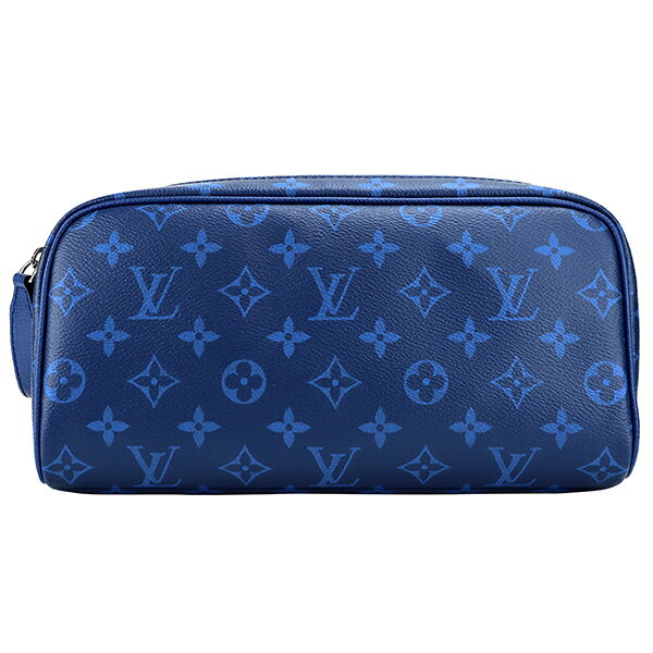 【P5倍5/20限定さらに最大5,000円OFFクーポン】ルイヴィトン クラッチ・セカンドバッグ Louis Vuitton タイガラマ ドップ・キット M30849 ユニセックス ブルー 青