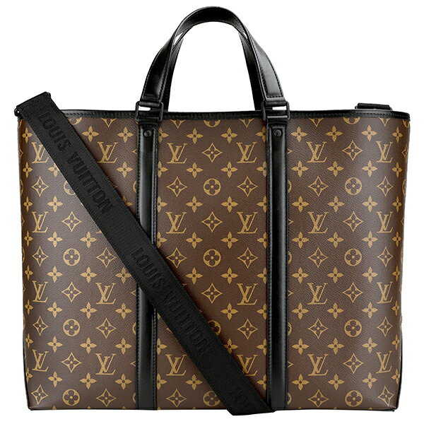 ルイヴィトン トートバッグ Louis Vuitton モノグラム マカサー ウィークエンド・...