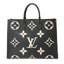 【1,000円OFFクーポン】ルイヴィトン トートバッグ Louis Vuitton モノグラム アンプラント オンザゴー GM M45945 レディース ブラック 黒