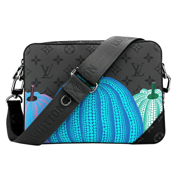 ショルダーバッグ 【最大5000円OFFクーポン対象】ルイヴィトン ショルダーバッグ Louis Vuitton ルイヴィトン×草間彌生 トリオ・メッセンジャー M46435 メンズ グレー