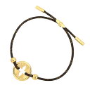 【最大5,000円クーポン対象】ルイヴィトン ブレスレット Louis Vuitton モノグラム ブラスレ・ベイビー フラワー M8029Aレディース ブラウン 茶 ゴールド 金(4)