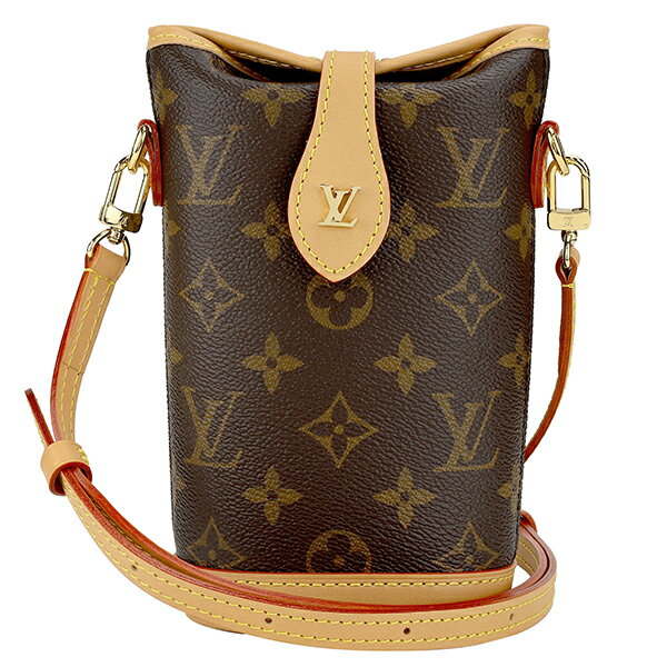 ショルダーバッグ 【P5倍5/15限定さらに最大5000円クーポン対象】ルイヴィトン ショルダーバッグ Louis Vuitton モノグラム フォールド・ミー ポーチ M80874 レディース ブラウン 茶