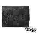 ルイ・ヴィトン(カフス) 【GWスペシャル最大10,000円クーポン対象】ルイヴィトン カフスボタン Louis Vuitton LV アワード CUFF LINKS M00912 メンズ シルバー 銀 ブラック