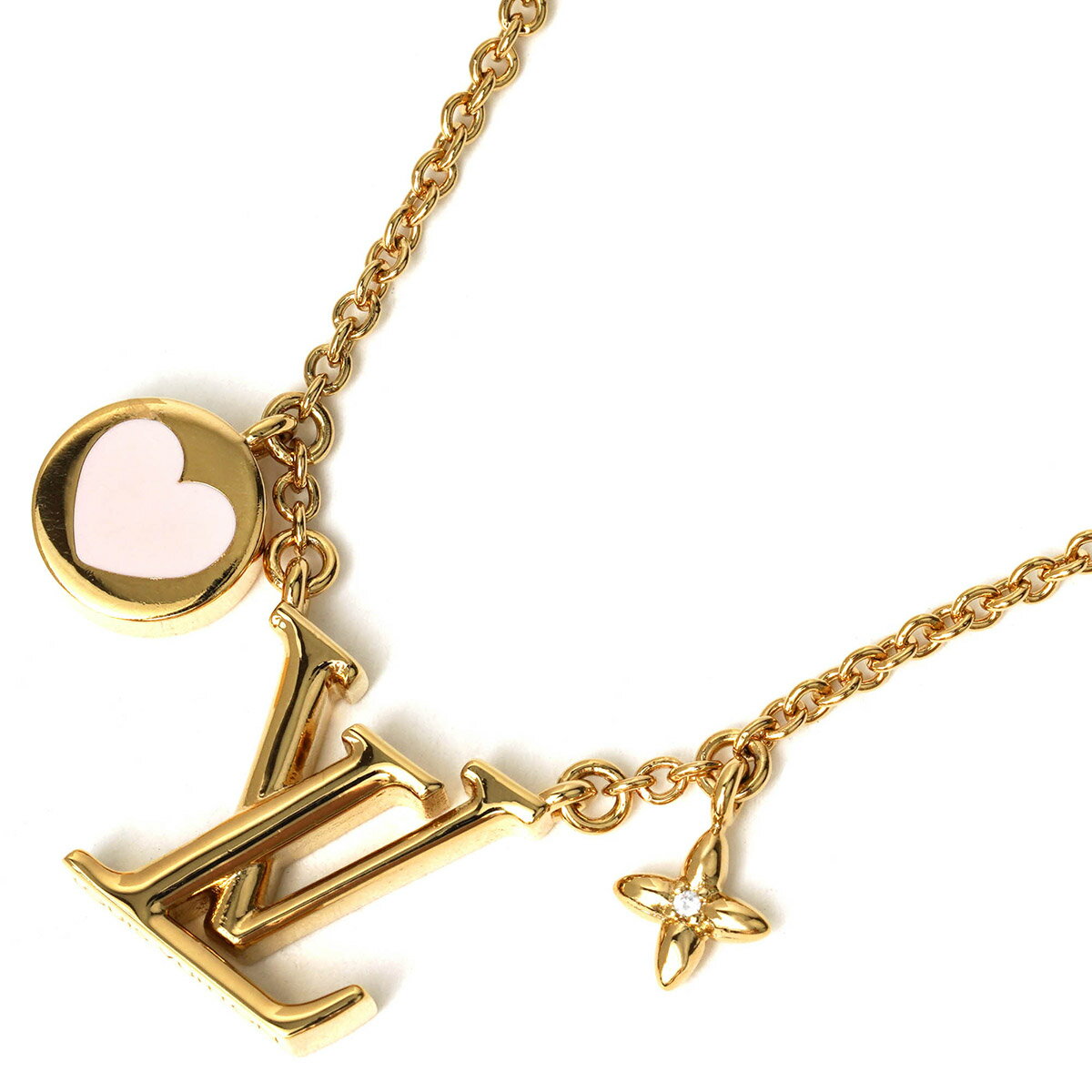 ルイヴィトン ネックレス（レディース） 【最大5000円OFFクーポン対象】ルイヴィトン ネックレス Louis Vuitton LV アイコニックハート NECKLACE M01424 レディース ゴールド 金