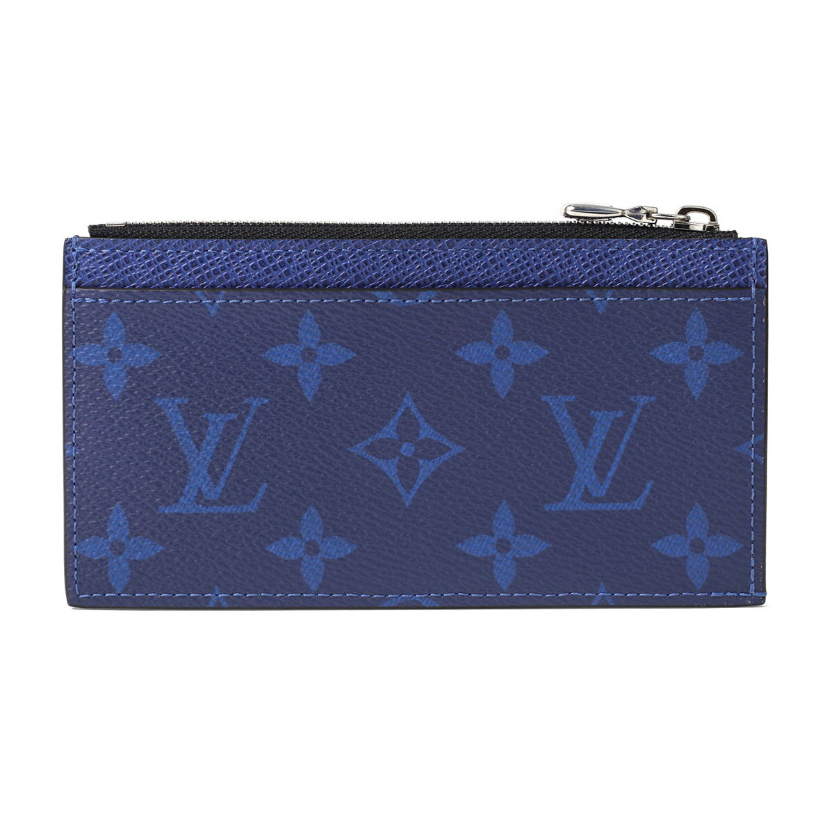 【P5倍★12/4 20:00〜12/5 23:59＆スーパーSALEクーポン3,000円OFF対象】ルイヴィトン コインケース Louis Vuitton タイガラマ コインカード・ホルダー M30270 メンズ ブルー 青のサムネイル