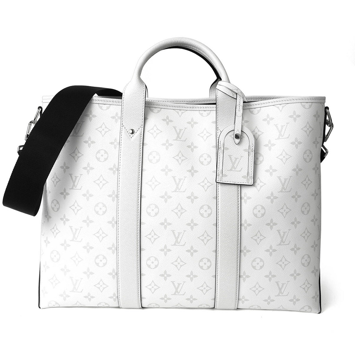 【最大5,000円OFFクーポン】ルイヴィトン トートバッグ Louis Vuitton タイガラマ WEEKEND TOTE NM M30919 メンズ ホワイト 白