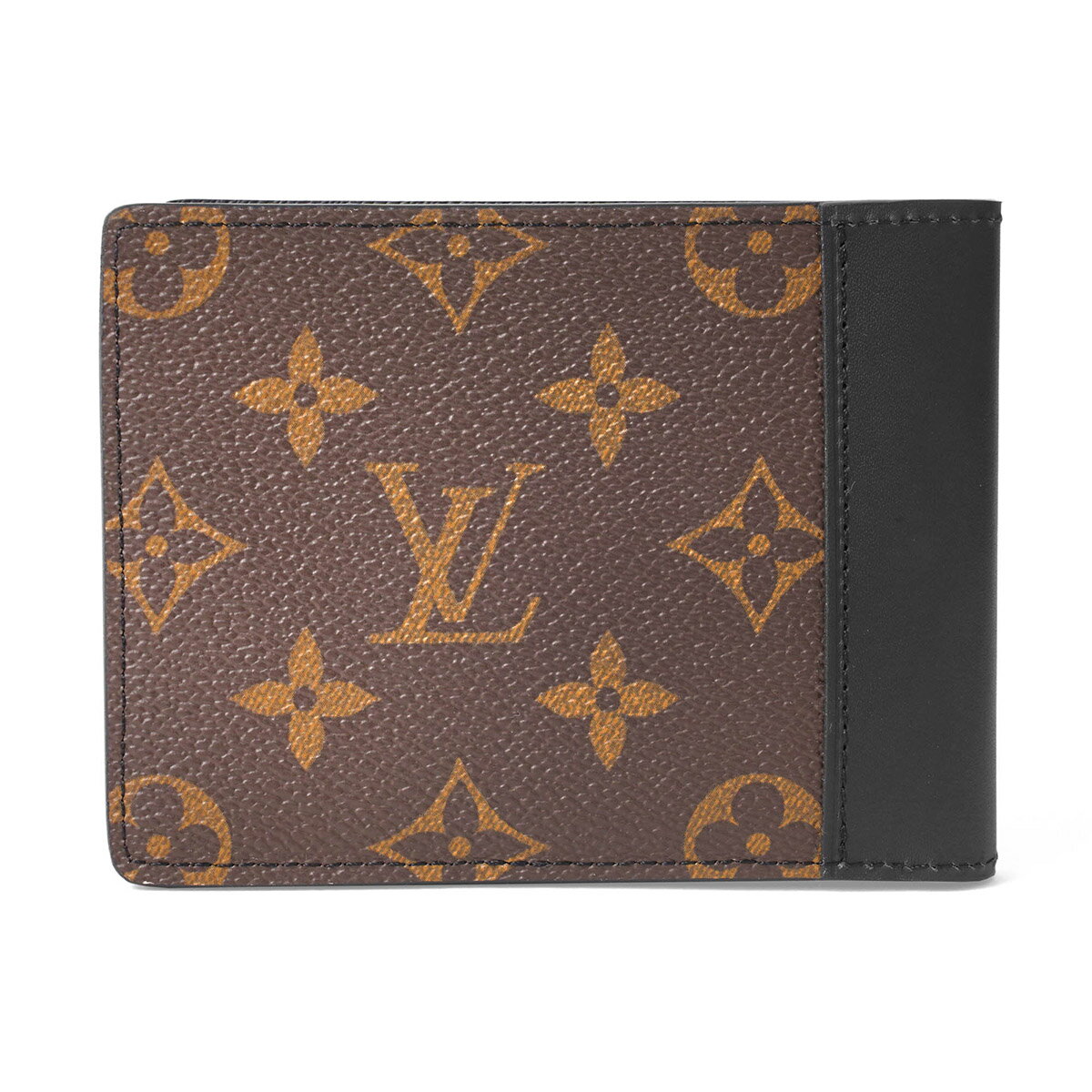 ルイヴィトン 2つ折り財布 Louis Vuitton モノグラム マカサー ポルトフォイユ・ミ...