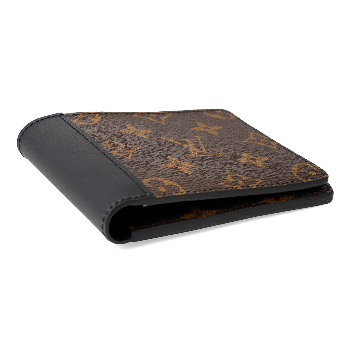 ルイヴィトン 2つ折り財布 Louis Vuitton モノグラム マカサー ポルトフォイユ・ミ...
