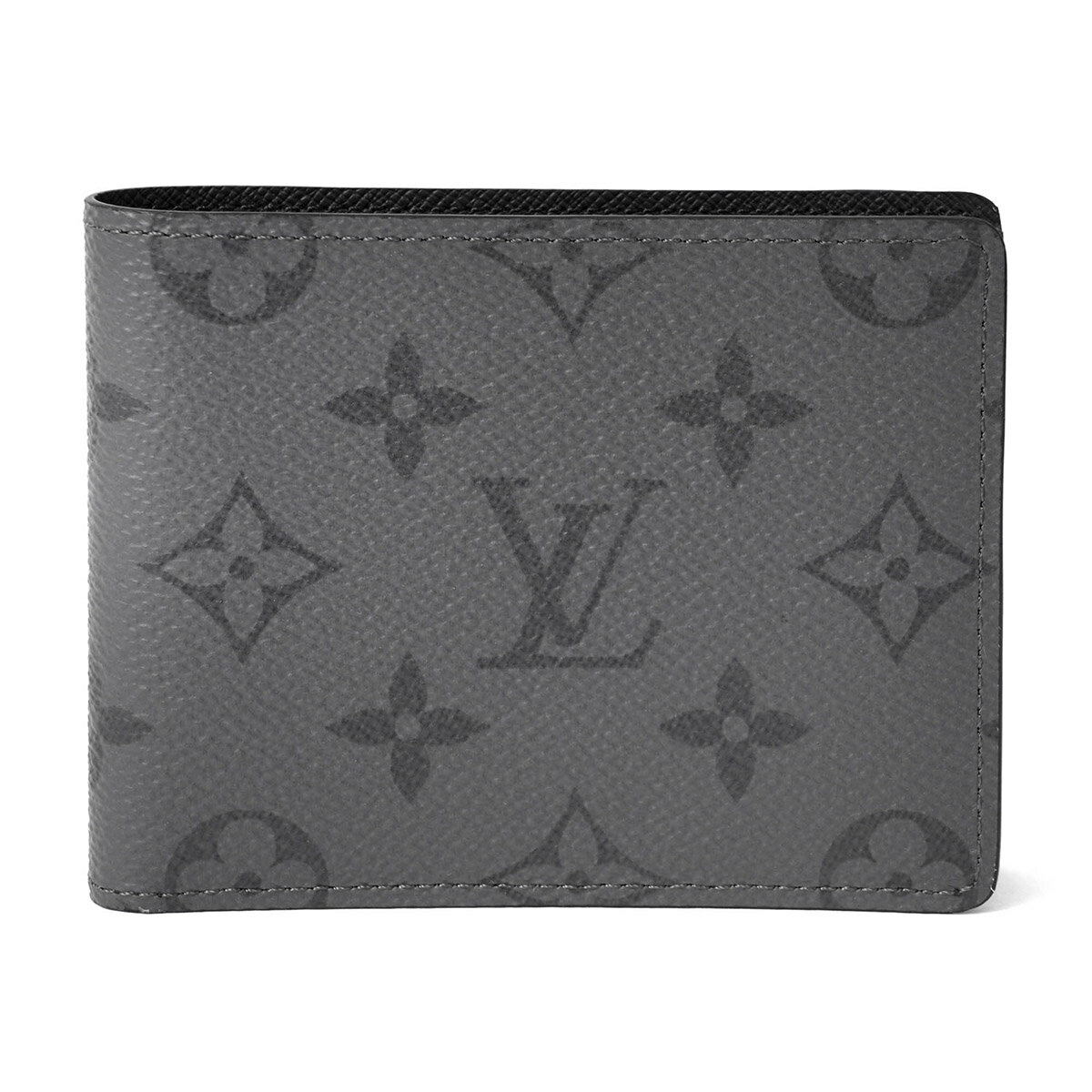 【5,000円OFF★楽天スーパーSALEクーポン対象】ルイヴィトン 2つ折り財布 Louis Vuitton モノグラム エクリプス ポルトフォイユ・スレンダー M80906 メンズ グレー ブラック 黒のサムネイル