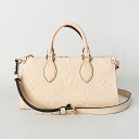 【P5倍7/5限定★さらに1万円で1500円OFF最大3万円OFFクーポン】ルイヴィトン ショルダーバッグ Louis Vuitton モノグラム アンプラント オンザゴー EW M23698 レディース ベージュ