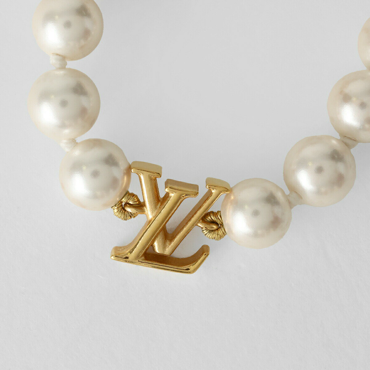 乐天商城 - ルイヴィトン ネックレス Louis Vuitton MY LV PEARL パール ネックレス M01990 レディース ゴールド 金【P5倍★5/30 0:00〜6/2 09:59まで！さらに1万円で1,000円OFF★最大5,000円OFFクーポン配布中】