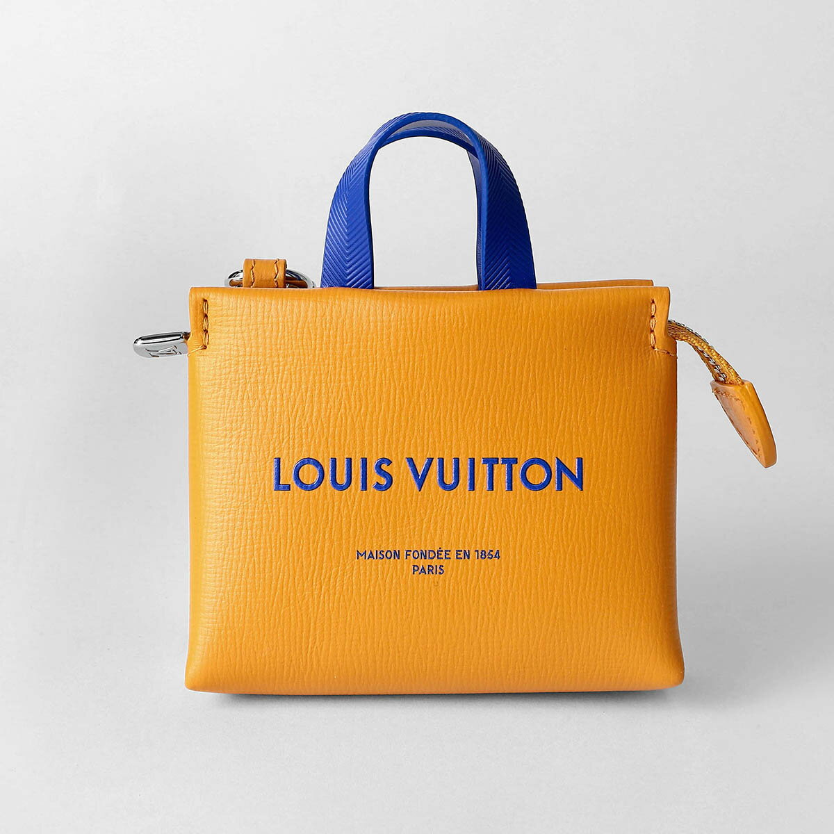 ルイヴィトン キーホルダー Louis Vuitton バッグチャーム LV ミニ ショッパー M02699 ユニセックス オレンジ