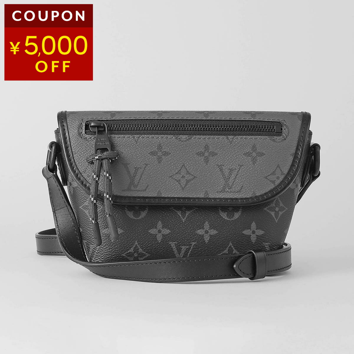 樂天商城 - ルイヴィトン ショルダーバッグ Louis Vuitton モノグラム・エクリプス パルス・ウェアラブル ウォレット M12806 メンズ ブラック 黒【P5倍★4/14 20:00〜4/15 23:59まで！さらに1万円で1,000円OFF★最大5,000円OFFクーポン配布中】