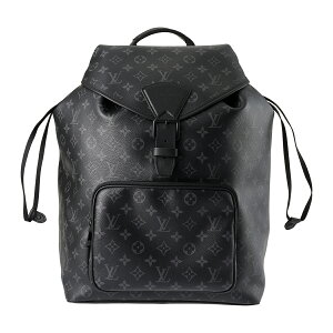 【P5倍11/1〜11/3 23:59まで★さらに1,000円OFFクーポン】ルイヴィトン リュックサック Louis Vuitton モノグラム・エクリプス モンスリ・バックパック M46683 メンズ ブラック 黒 グレー