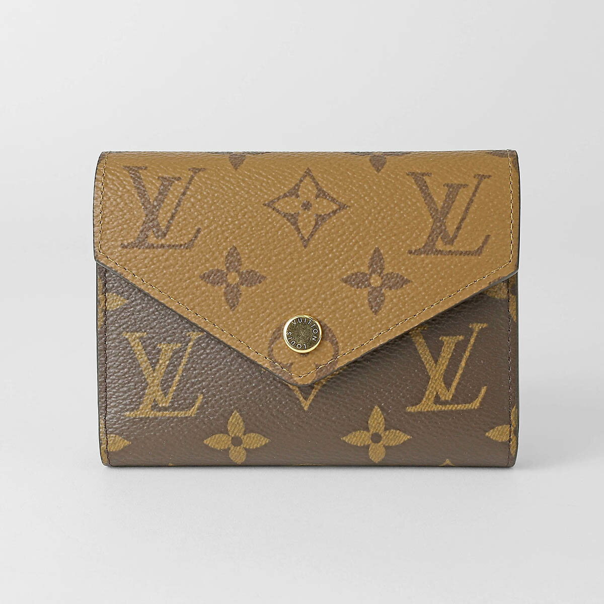 樂天商城 - ルイヴィトン 3つ折り財布 Louis Vuitton モノグラム・リバース ポルトフォイユ・ヴィクトリーヌ M81557 レディース ブラウン 茶【P5倍★4/14 20:00〜4/15 23:59まで！さらに1万円で1,000円OFF★最大5,000円OFFクーポン配布中】