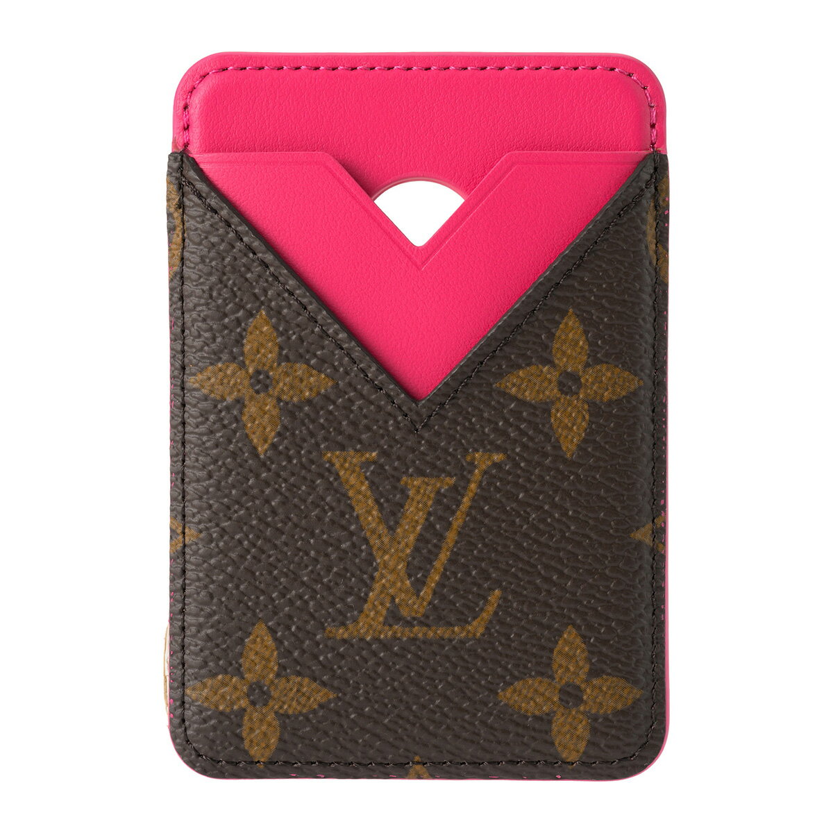 Rakuten - ルイヴィトン カードケース Louis Vuitton モノグラム マカサー ポルト カルト・マグネット M12851 ユニセックス ブラウン 茶 ピンク【P5倍★5/30 0:00〜6/2 09:59まで！さらに1万円で1,000円OFF★最大5,000円OFFクーポン配布中】