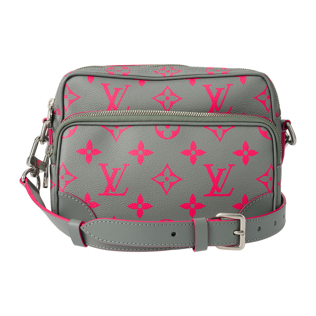 樂天商城 - ルイヴィトン ショルダーバッグ Louis Vuitton モノグラムグロー ナイル M15024 ユニセックス グレー ピンク【P5倍★5/30 0:00〜6/2 09:59まで！さらに1万円で1,000円OFF★最大5,000円OFFクーポン配布中】