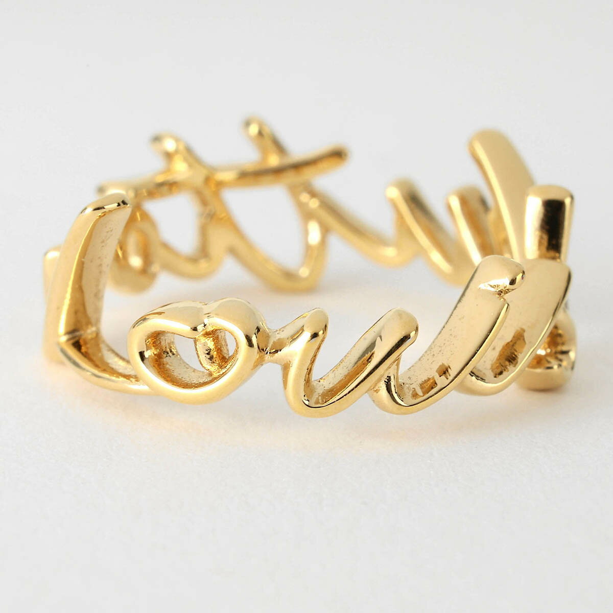 乐天商城 - ルイヴィトン リング Louis Vuitton LV スクリプト RING 指輪 M1804M レディース ゴールド 金【P5倍★5/30 0:00〜6/2 09:59まで！さらに1万円で1,000円OFF★最大5,000円OFFクーポン配布中】