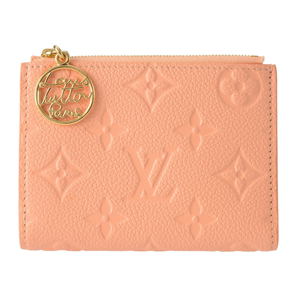 ルイヴィトン 2つ折り財布 Louis Vuitton モノグラム アンプラント RAINBOW PORTEFEUILLE LISA M27487ユニセックス ピンク